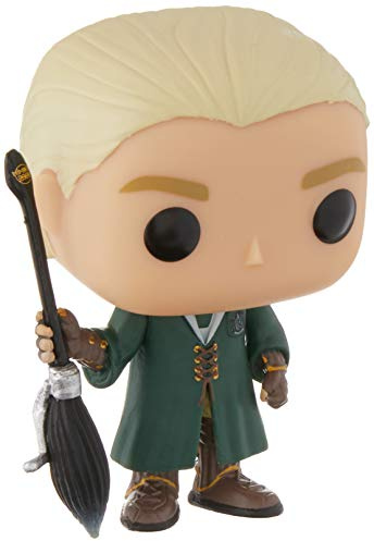 Funko- Harry Potter-Draco Malfoy Quidditch Figurine, Uni, FunkoBOBUGT707, Multicolore, Standard