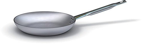BALLARINI 7000.45 Padella Svasata Bassa in Alluminio Crudo, 45 Cm