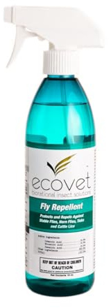 Ecovet Fly Spray Repellent/Insecticide, 18 oz