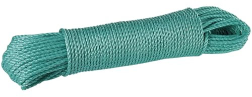 CORDERIES TOURNONAISES 04752 - Corde Polypropylène - 40 m - Haute resistance - Ø 4,5 mm - Verte