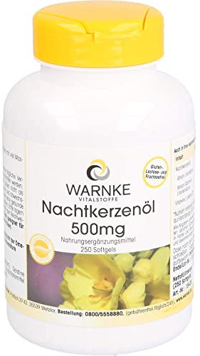 NACHTKERZENÖL 500 mg Kapseln 250 St