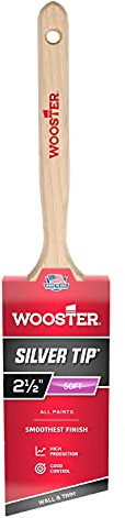 Wooster Brush 5221-2-1/2 Silver Tip Angle Sash Paintbrush, 2-1/2-Inch