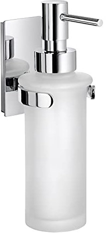 Smedbo Seifenspender Wandhalterung, Chrom poliert, ZK369, Poolhalter, Silber, 6,5 x 8.300000000000000007 x 24,2 cm