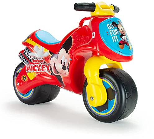 Laufrad Ab 1 Jahr 2 Jahre 3 Jahre Kindermotorrad Rutscherfahrzeug Motorrad Kinder von 18 bis 36 Monaten Neox Mickey Mouse Breite Räder Ergonomisch Stabil Leicht Tragbar Geschenk 1 Geburtstag - INJUSA