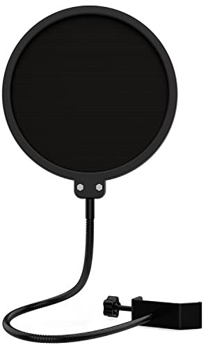 Audibax Anti-Pop Filtro para Micrófono de Nylon