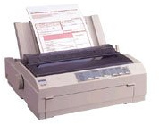 Epson LQ 580 Dot Matrix B&W Printer 254 x 559 mm, 364 x 356 mm 360 dpi x 360 dpi 24 pin up to 400 car/sec parallel