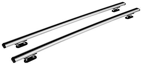 NORDRIVE N15004 Kuma, Coppia Barre portatutto in Alluminio - M - 122 cm