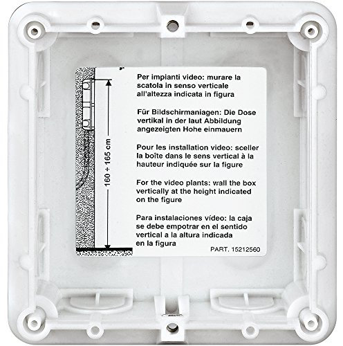 BTICINO, Unterputzdose für SFERA Türstationen, 1-modulig, horizontal und vertikal einreihbar, 350010
