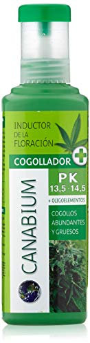 Flower - Bioflower Canabium Cogollador | PK 13.5-14.5 | Inductor de Floración Potente | Interior y Exterior | Fertilizante para Plantas | Tierra y Plantas