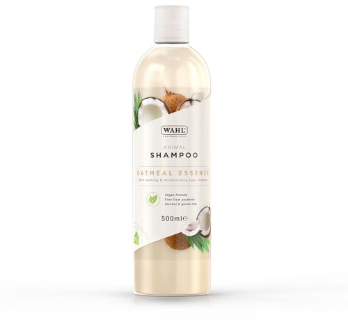 Wahl Oatmeal Essence Sensitive Skin Dog Shampoo, Concentrated Formula 500ML