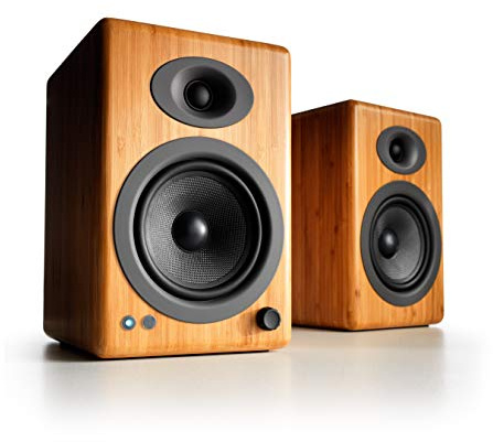 Audioengine 150w A5 Analog Home Music System Bookshelf Speakers for Turntables, Stereo Systems and More