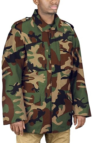 Propper Men's M65 Field Coat, Fully Lined, Woodland, X-Large Regular