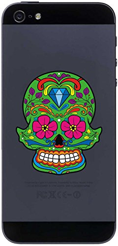 Handy-Aufkleber - Sugar Skull - Totenkopf SSK19-70 mm Aufkleber - handy skin