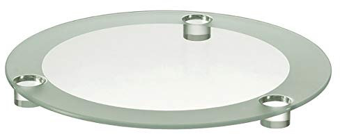 LEONARDO HOME Spirit Tortenplatte, Durchmesser 33 cm, handgefertigt, satiniertes Glas, 095590