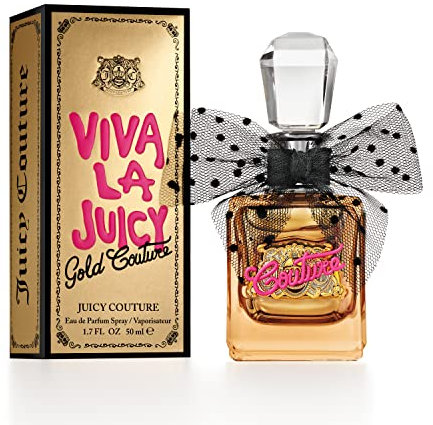 Juicy Couture - Viva La Juicy Gold Couture, Eau de Parfum, Fruchtiger & Warmer Duft, Luxusparfum für Frauen - 50 ml