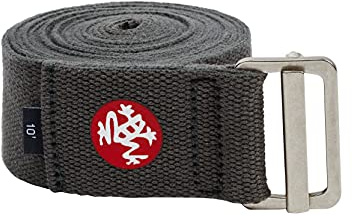 Manduka | Align Yoga Strap | Thunder | 10 feet, 1.75 in wide