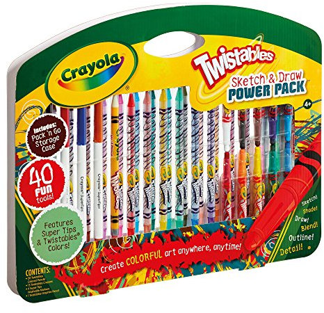 CRAYOLA Twistables Sketch and Draw Power Pack (40 piece set)