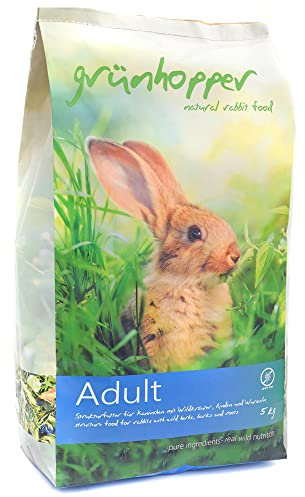 grünhopper Adult 5kg Strukturfutter Kaninchenfutter