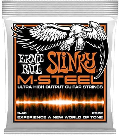 Ernie Ball Hybrid Slinky E-Gitarrensaiten, M-Stahl, Stärke 9–46