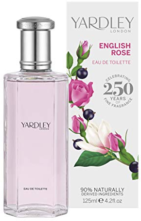 Yardley Of London English Rose Eau de Toilette Spray for Women, 4.2 Ounce by Yardley