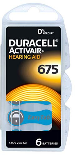 Duracell Hörgeräte Batterien Größe 675 60 Batterien