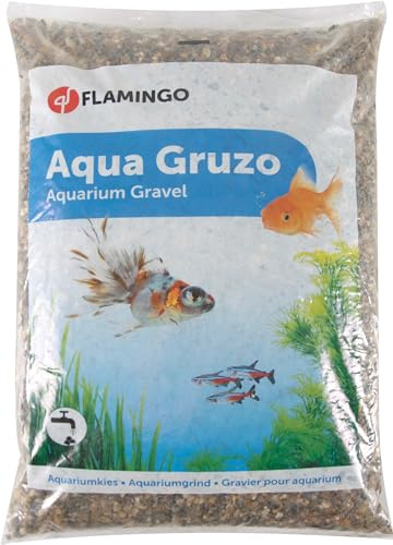 Flamingo Gravier pour aquarium - Marron - 8 l / 10 kg