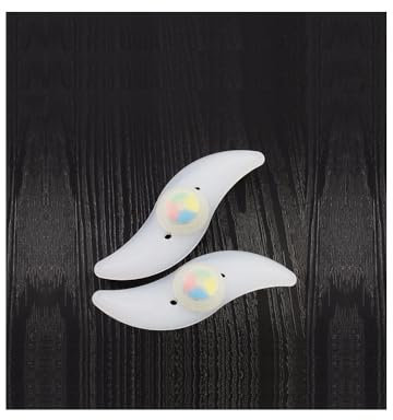 TRIXES Paia di Fanalini LED che Cambiano Colore da Applicare ai Raggi Della Bicicletta - Luce del Raggio della Bici con 3 Modelli Infiammanti - Accessori Bici