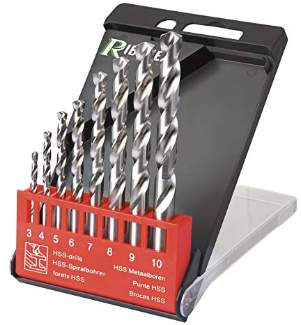 Ribimex PRFE8HSSM2/V Set Punte per Metallo, 8 Pezzi
