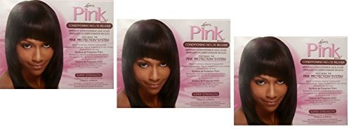 Luster's 3x Relaxer/Glättungscreme Lusters Pink Conditioning NO-LYE Relaxer SUPER für Coily Haare, Creme, lye-frei und pflegend, unisex