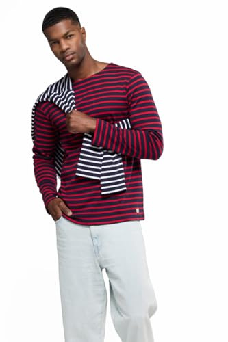 Armor Lux, Men's Houat Heritage Sailor, Multicolor (455 Ship/Braise 455 Ship/Braise), M