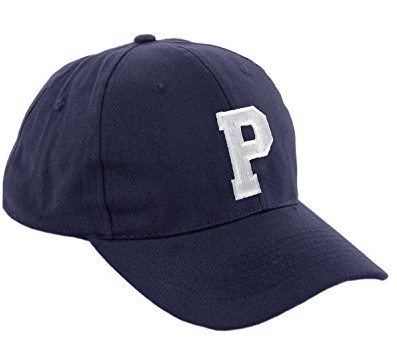 morefaz hatt baseballkeps unisex för pojkar och flickor, marinblå hatt, barnkeps alfabet A-Z TM, P, S