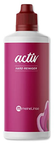 meineLinse activ Hard Linsenreiniger für harte und formstabile Kontaktlinsen - Hartlinsenreiniger in Premiumqualität - 30ml Kontaktlinsenfüssigkeit