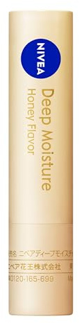 NIVEA LipCare Lip Deep Moisture Honey Flavor SPF16 PA+ 2.2g (Japan Import)