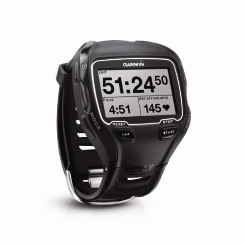 Garmin Forerunner 910 XT Gps, Multisport, Triathlon, Fascia Cardio Soft Premium, Nero