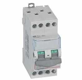 406477 Interrupteur modulaire tétrapolaire 4P 400V - 20A - 2 modules - Bornes à vis Legrand DX³-IS
