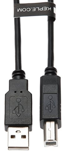 Cable de Impresora 1 Metro Compatible con Brother Canon Pixma MX495 / MX535 / MX925 / TS5050 / TS5053 / TS6050 / TS8050 / TS9050 / TS9055| Copiadora de escáner de Cable USB B