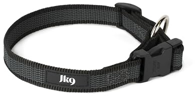 Collar Color & Gray, 20 mm (27-42 cm), Negro-Gris