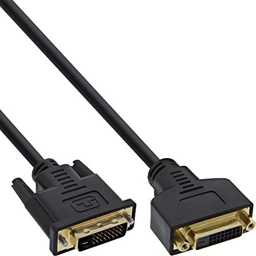 InLine 17763P DVI-D Verlängerung Premium, digital 24+1 Stecker / Buchse, Dual Link, 3m