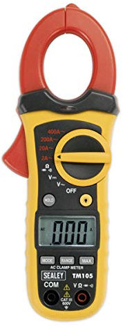 Sealey Tm105 Professional Auto-Ranging Digital Clamp Meter Ncvd - 6 Function