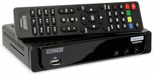 Schwaiger DTR600HD DVB-T2 HD Receiver schwarz