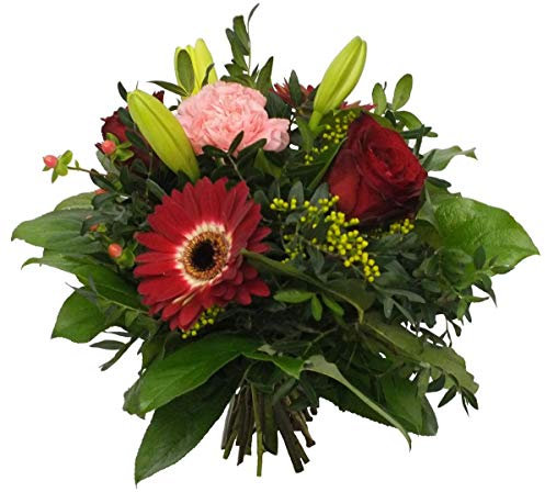 Blumenstrauß 1000 Dank mit Handgeschriebener Karte Blumenversand