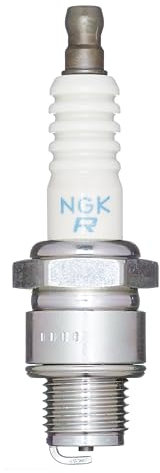 NGK Bujía de encendido 1134 Conexión roscada SAE electrodo central niquel Electrodo de masa supresión de interferencias 5 kOhm con asiento de estanqueidad plano Ancho de llave: 20,8 mm Long. de rosca: