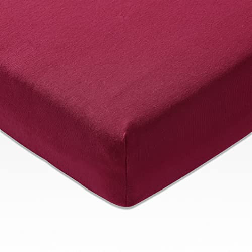 JOOP! Spannbetttuch 140-160/200-220 cm Farbe magenta 01 97% supergekämmte Baumwolle 3% Elasthan