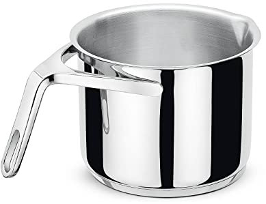 Giannini Kuoka Bollilatte 1,6 Litri ø 14 x h 11,5 cm Acciaio Inox Adatta all'induzione