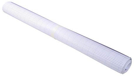 Exacompta - Réf. 69651E - Recharge papier pour tableaux de conférence - papier premium offset blanc 80 g/m2 - 20 feuilles microperforées imprimées recto - réglure 25 x 25 mm - format 65 x 100 cm