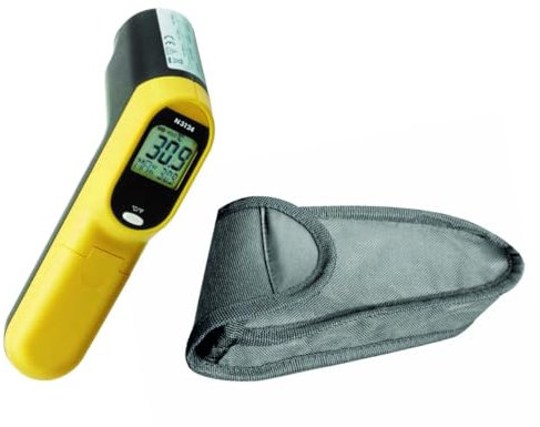 Thermomètre infra-rouge à visée laser -60° C +500° C + housse/précision 0,1°C