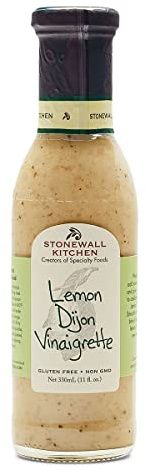 Stonewall Kitchen Lemon Dijon Vinaigrette, 330 ml – Zesty Lemon and Dijon Mustard Dressing, Perfect for Salads, Marinades, and More