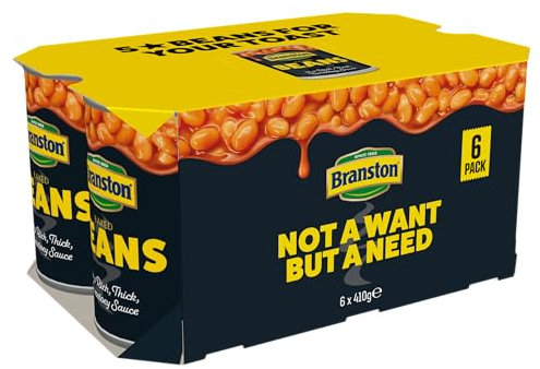 Branston Beans in Tomato Sauce, 410 g (pack of 6)