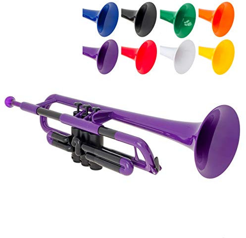 pTrumpet 700629 Trompete mit Tasche und Mundstück violett