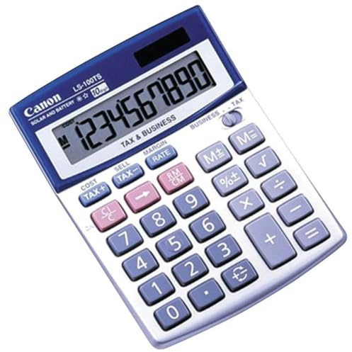 Canon Office Products LS-100TS Business Calculator, multicolor, 4 1/8 x 5 1/4